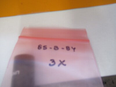 UNITRON JAPAN LWD 3X LONG OBJECTIVE MICROSCOPE PART OPTICS AS PICTURED &85-B-84