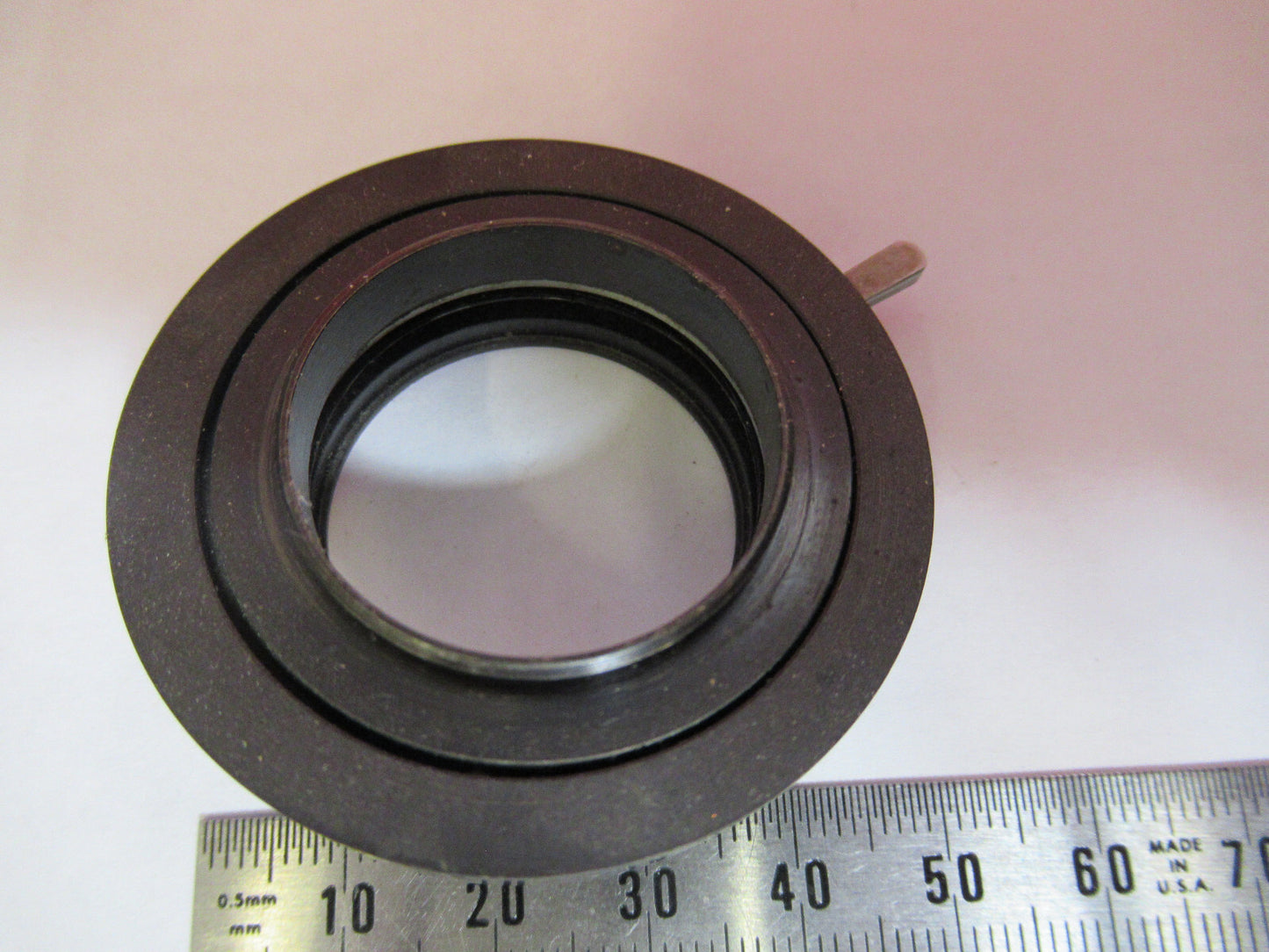 LEITZ WETZLAR GERMANY DIAPHRAGM IRIS OPTICS MICROSCOPE PART AS PICTURED T9-A-14