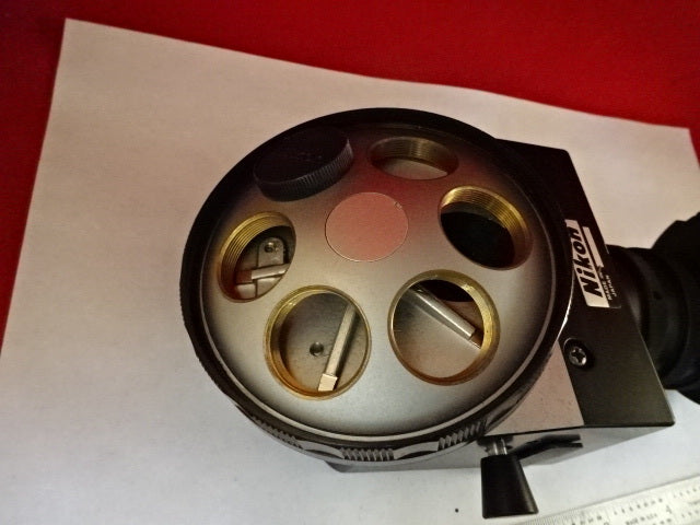 MICROSCOPE PART NIKON JAPAN METAPLAN VERTICAL ILLUMINATOR OPTICS  AS IS #N9-A-06