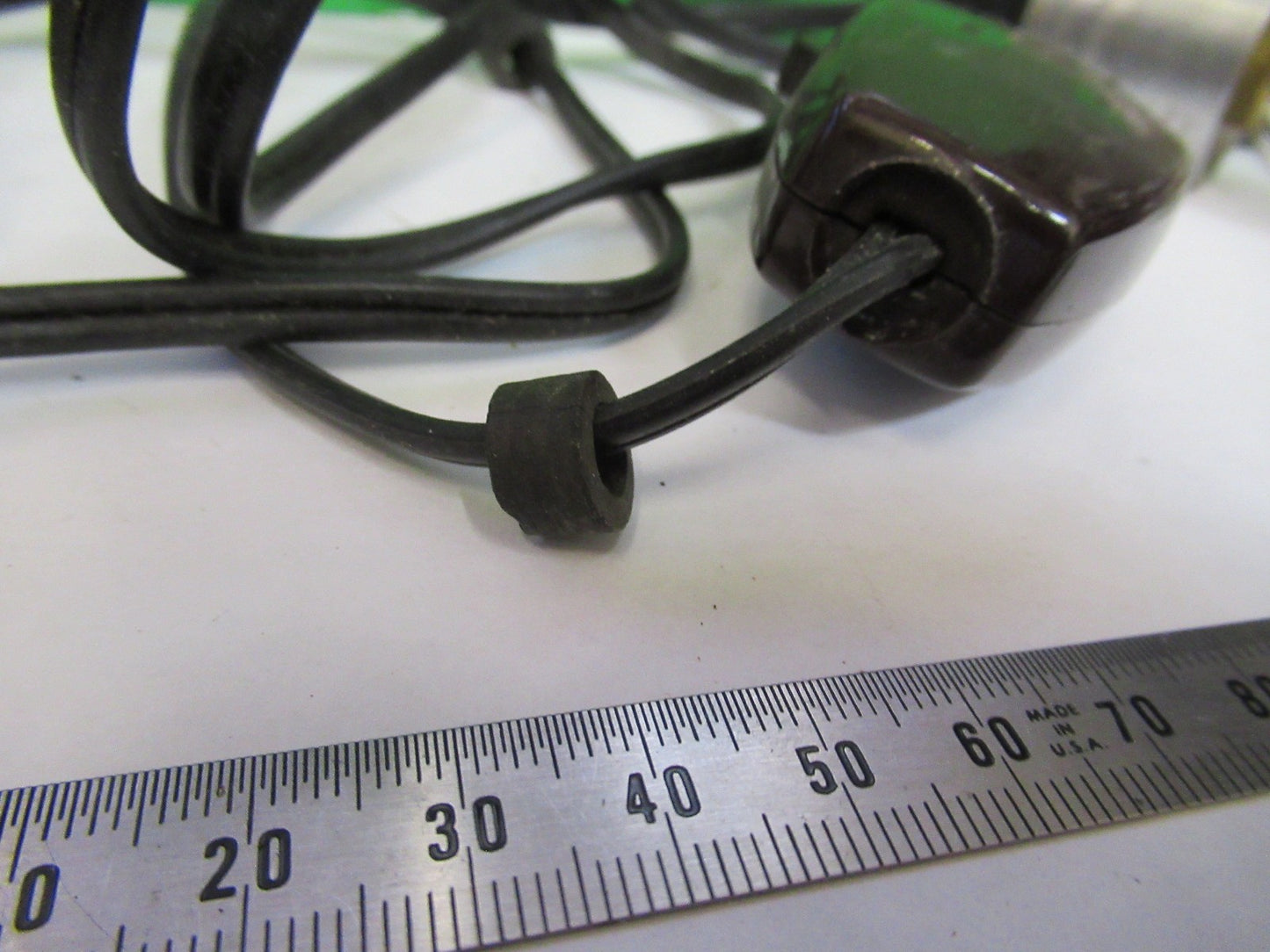 ANTIQUE BRASS AO SPENCER LAMP ASSEMBLY MICROSCOPE PART AS PICTURED V1-A-27