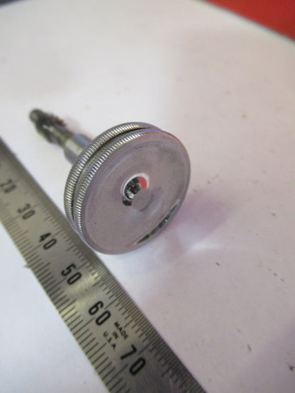 ANTIQUE BAUSCH LOMB  CONDENSER KNOB GEAR MICROSCOPE PART AS PICTURED V7-A-49