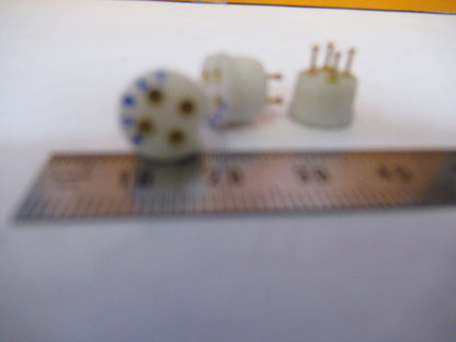 AUGAT TEFLON CONNECTOR FIXTURES RARE LOT OF 3 PCS AS PICTURED X6-A-11