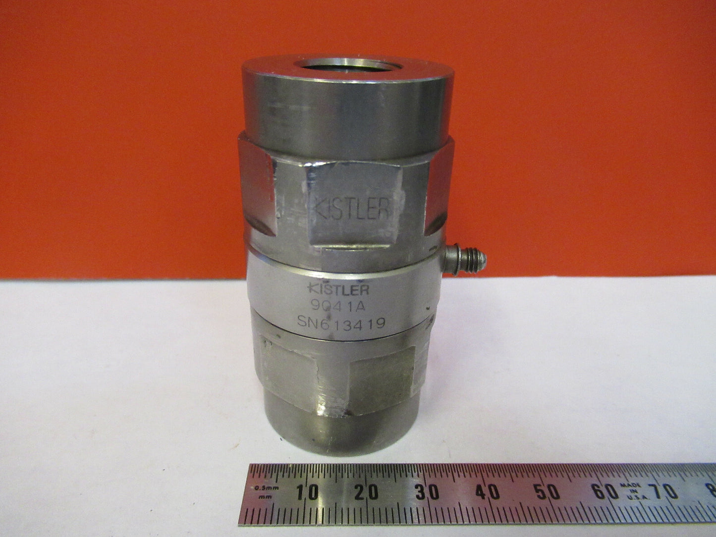 KISTLER SWISS FORCELINK LOAD CELL 9041A SENSOR FORCE AS PICTURED &8Z-A-27