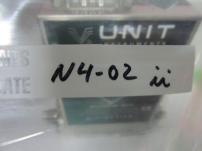 UNIT INSTRUMENT HIGH PRESSURE FLOW VALVE UFM-8100 HIGH END AS IS  BIN#N4-02