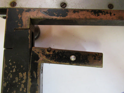 ANTIQUE REICHERT AUSTRIA STAGE XY HOLDER MICROSCOPE PART AS PICTURED Y4-A-125