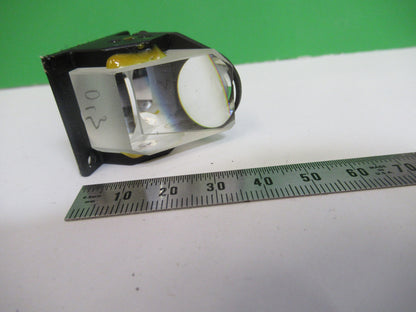 WILD SWISS GLASS PRISM HEAD OPTICS MICROSCOPE PART AS PICTURED X5-A-06