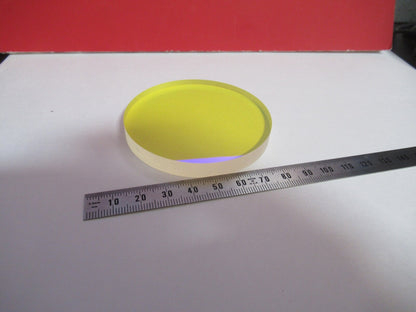 OPTICAL FLAT COATED FUSED SILICA PRO ZYGO LASER OPTICS AS PICTURED Q2-26