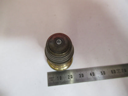 ANTIQUE BRASS ERNST LEITZ "7" LENS OBJECTIVE MICROSCOPE AS PICTURED &F8-A-78