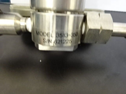 MATHESON 3513 + FLASH ARRESTOR MANOMETER REGULATOR VALVE GAS PROCESS AS IS 78-03