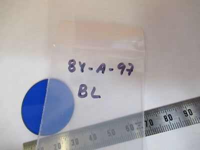 BAUSCH LOMB BLUE FILTER GLASS ILLUMINATOR MICROSCOPE PART AS PICTURED &8Y-A-97