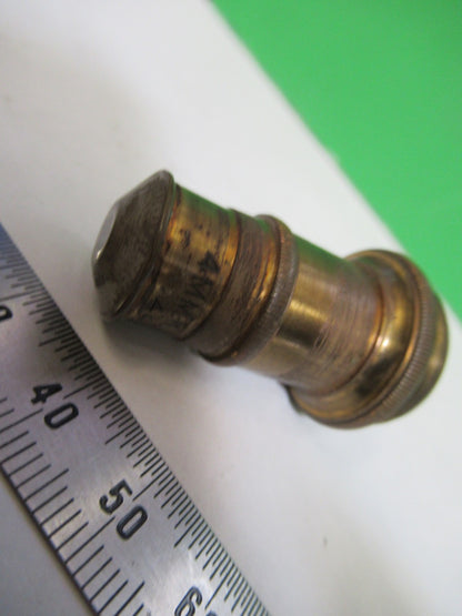 ANTIQUE BRASS SPENCER AO OBJECTIVE MICROSCOPE PART AS PICTURED T6-A-45