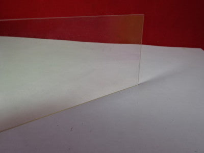 Optical Coated Glass Plate [some blemishes] Optics AS IS