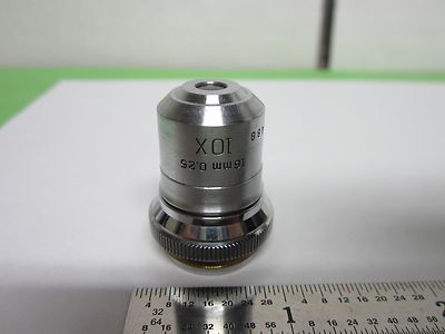 Optical Microscope 10X 16 mm Objective Bausch & Lomb B&l Optics