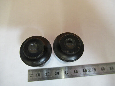 PAIR 10X SPENCER AO VINTAGE EYEPIECE OCULAR MICROSCOPE PART AS PICTURED #P4-A-05