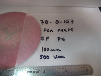 Sapphire Wafer Single Crystal Platinum Coated