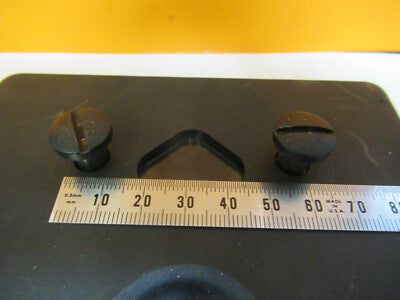 SPENCER AO VINTAGE STAGE TABLE ANTIQUE MICROSCOPE PART AS PICTURED &P2-A-77