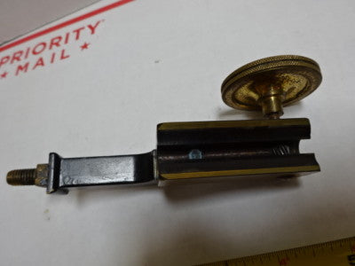 Antique French 1880's Brass Unique Microscope Part France