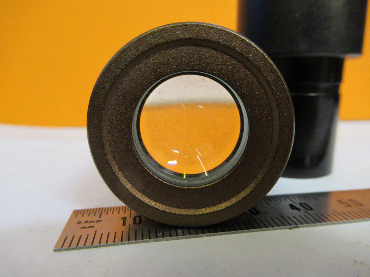 PAIR GENERIC WF 10X-18mm OCULAR EYEPIECE MICROSCOPE PART AS PICTURED Y3-A-65