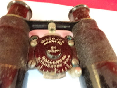 Optical Vintage Antique Wollensak Binocular Biascope Optics B