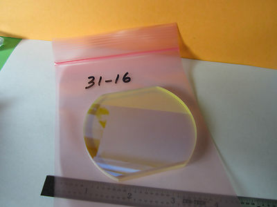 OPTICAL RACETRACK FILTER AS IS LASER OPTICS  BIN#31-16