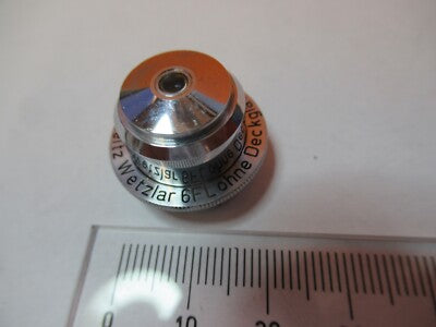 LEITZ WETZLAR POL OBJECTIVE 6FL OPTIC 215mm MICROSCOPE PART AS PICTURED &3K-A-40