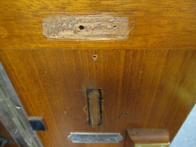 Carl Zeiss AG Empty Wood Cabinet 1800's Microscope Part