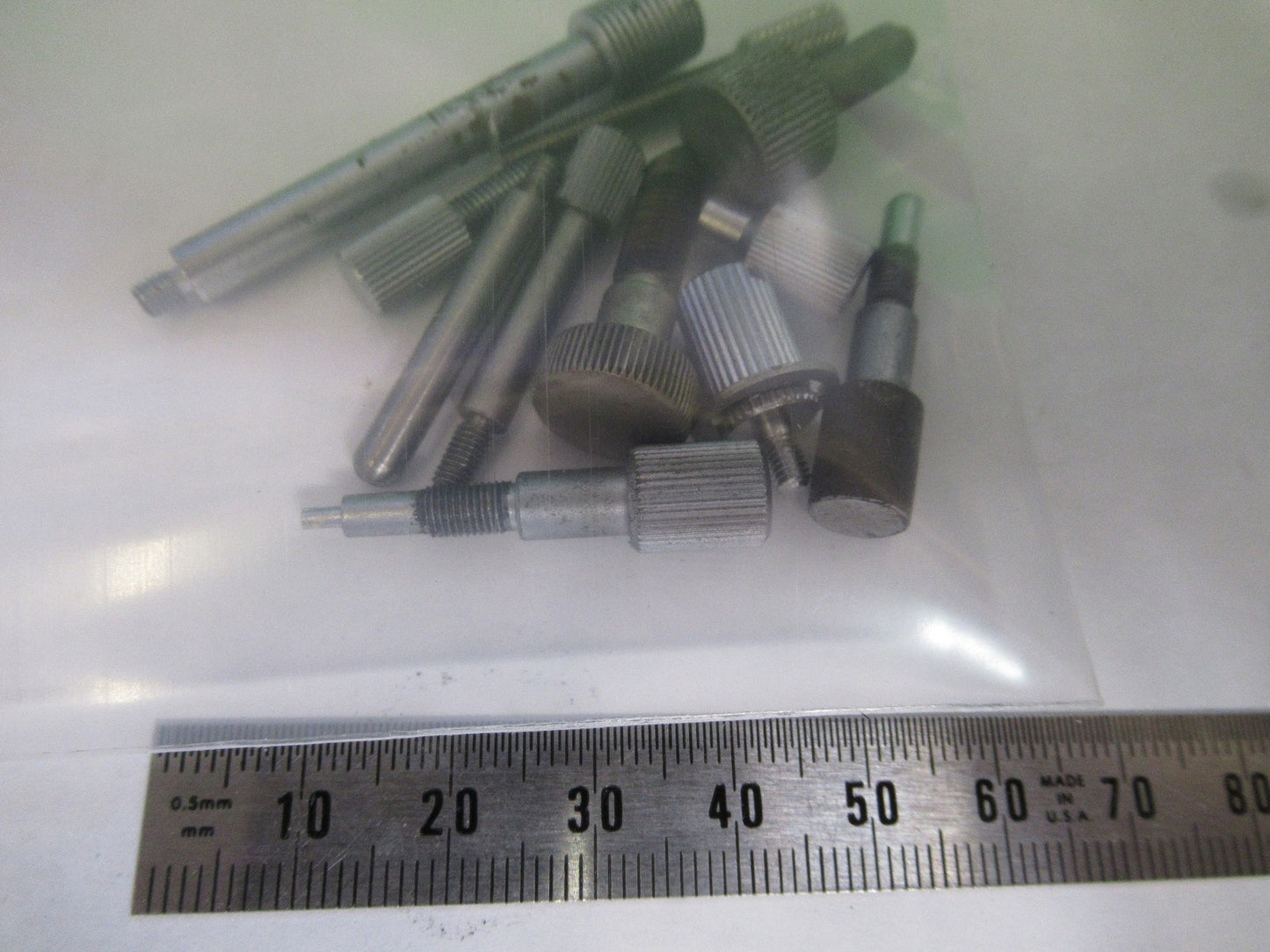 OLYMPUS JAPAN LOT SCREWS MICROSCOPE PART AS PICTURED AS PICTURED W3-C-36