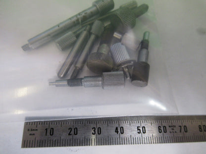 OLYMPUS JAPAN LOT SCREWS MICROSCOPE PART AS PICTURED AS PICTURED W3-C-36