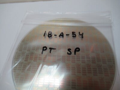 Sapphire Wafer Crystal with Components Platinum Gold Coat