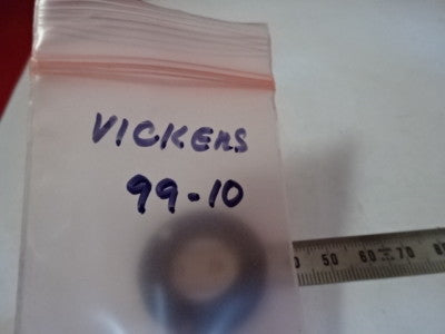 VICKERS ENGLAND MOUNTED LENS OPTICS MICROSCOPE PART AS IS &99-10