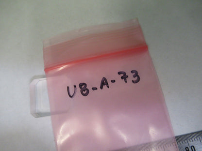 OPTICAL GLASS TRUNCATED BEAM SPLITTER CIRCLE OPTICS AS PICTURED U8-A-73