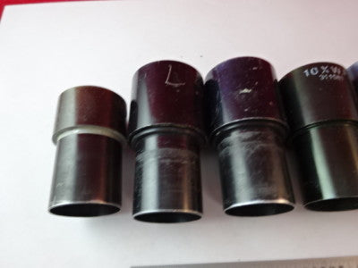 Lot Eyepieces Optical American Optical Co. Bl Microscope Part Optics AS IS
