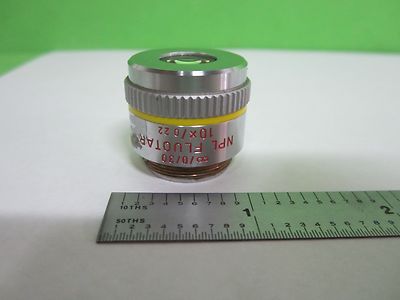 Microscope Part Objective Ernst Leitz Npl Fluotar 10X Infinity Optics