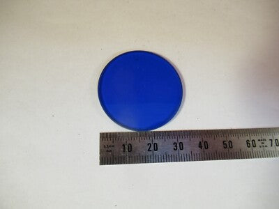 Optical Glass Blue Filter Polished Microscope Part Optics