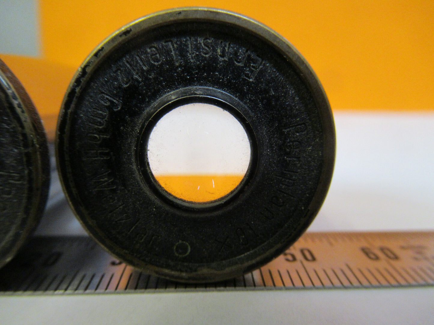 Antique Ernst Leitz Eyepiece 10X Pair Microscope Part
