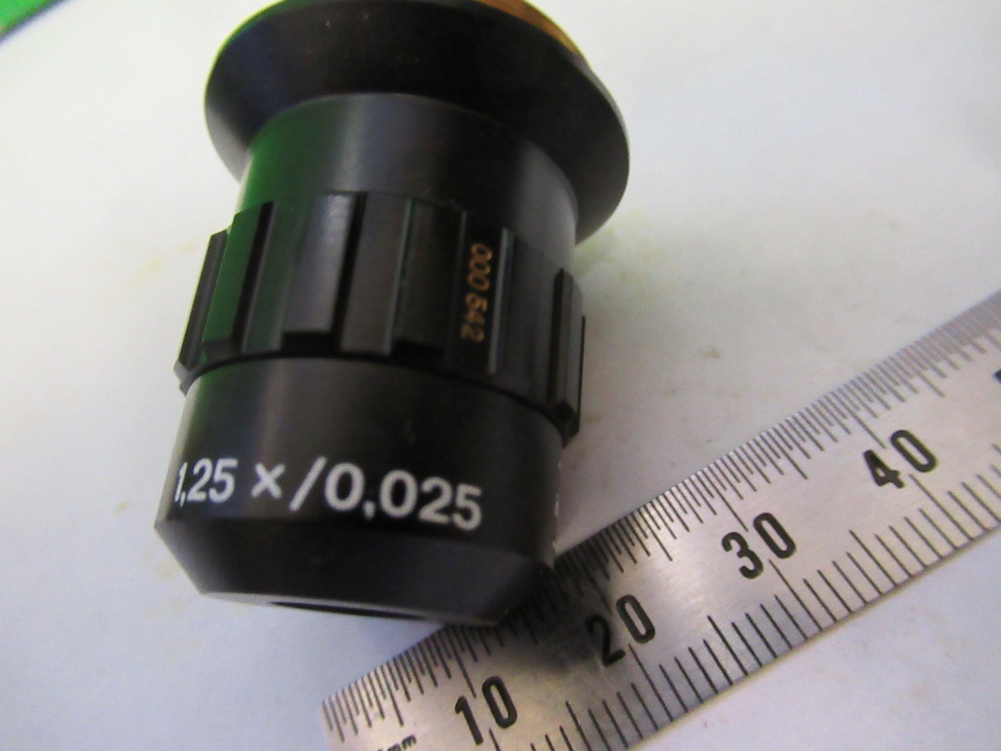 AUS JENA GERMANY INFINITY OBJECTIVE 1.25X PLANACHROMAT MICROSCOPE PART T2-A-10