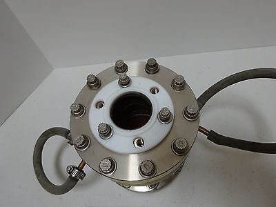 MDC HIGH VACUUM CHAMBER WATER COOLED HEAVY STAINLESS STEEL AS IS BIN#TC-1-C