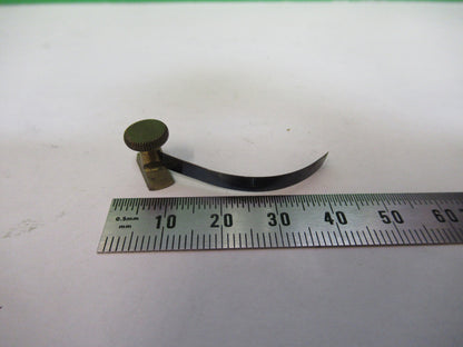 Antique Brass England Rj Beck Clip Stage Microscope Part