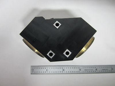 Optical Microscope Ernst Leitz Brass Mounted Lenses Assembly Optics