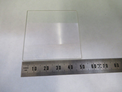 OPTICAL GLASS BK-7 FLAT WINDOW 50 X 50 mm OPTICS AS PICTURED U8-A-64
