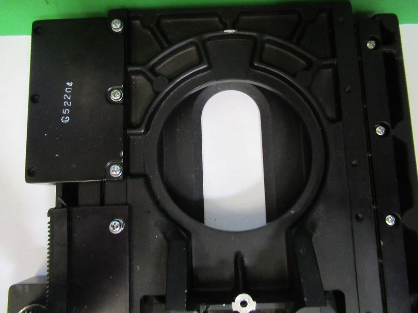 OLYMPUS JAPAN XY STAGE TABLE MICROSCOPE PART AS PICTURED T4-B-08