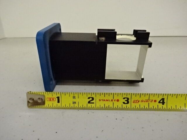 MICROSCOPE PART POLYVAR REICHERT LEICA PRISM CUBE HEAD OPTICS AS IS #AK-23