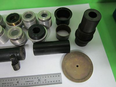 Lot Parts for Gaertner Microscope Objectives + Other Parts