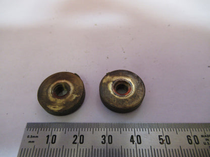 ANTIQUE LEITZ WETZLAR GERMANY BRASS SPANNER NUTS MICROSCOPE PART AS PIC V7-A-32