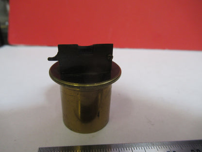 Rare Antique Brass Eyepiece Ocular Lens UK Microscope Part