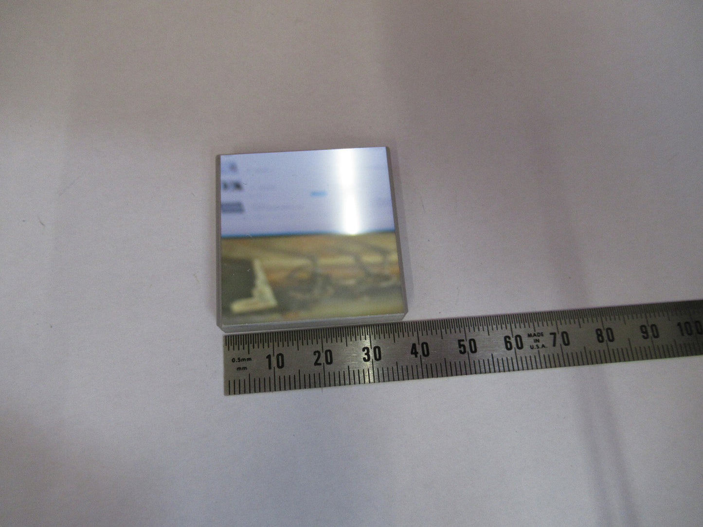 OPTISCHE QUADRATISCHE FLACHE SPIEGEL LASEROPTIK WIE ABGEBILDET Q5-B-63