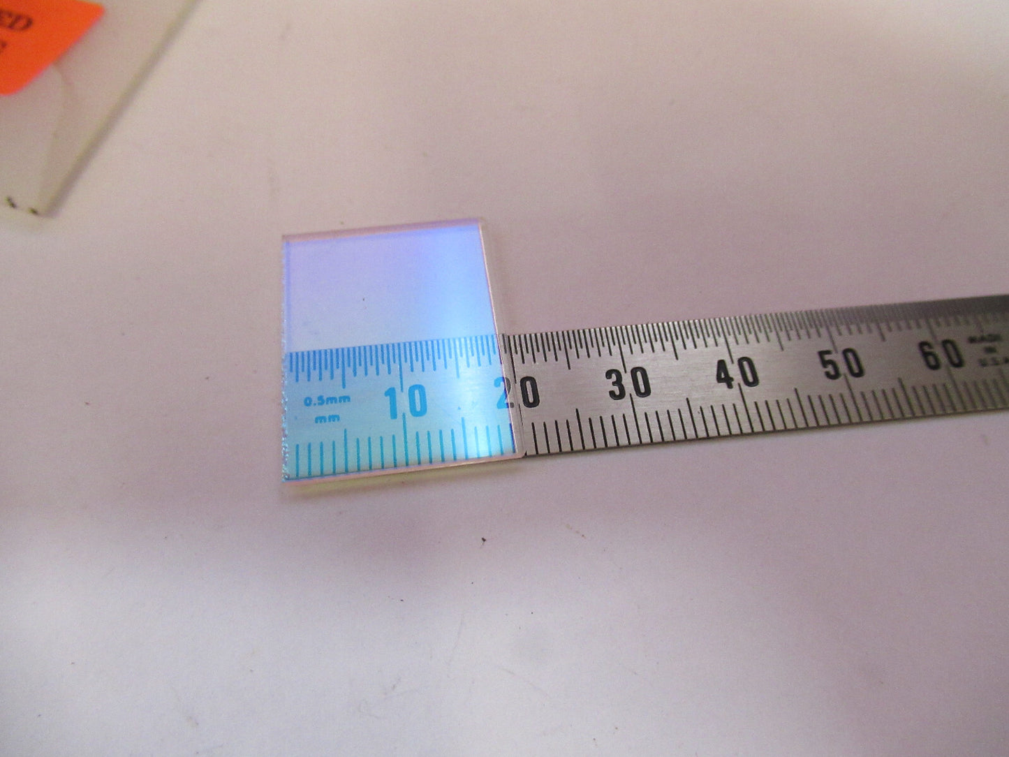 OPTICS LASER GLASS COATED FILTER  OPTICAL AS PICTURED T1-A-20