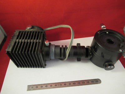 OLYMPUS JAPAN VERTICAL ILLUMINATOR MICROSCOPE PART OPTICS AS PICTURED &FT-2-44