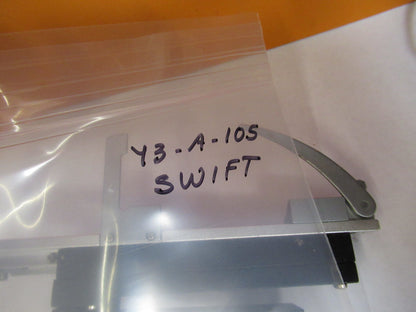 JAPAN SWIFT  XY CLIPS STAGE MICROSCOPE PART AS PICTURED Y3-A-105