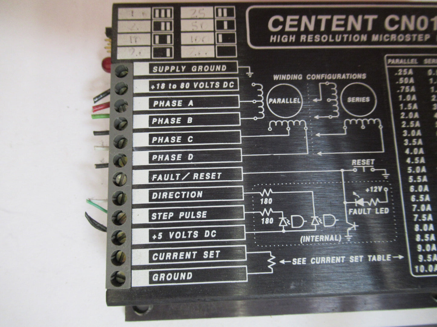 CENTENT CN0165 DRIVE BOARD MODULE CONTROL AS PICTURED Y7-B-38